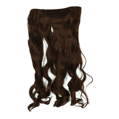 Curly attachable hat hair by Redneck Legends — black, velcro-on for XL mullet-ready cowboy hats