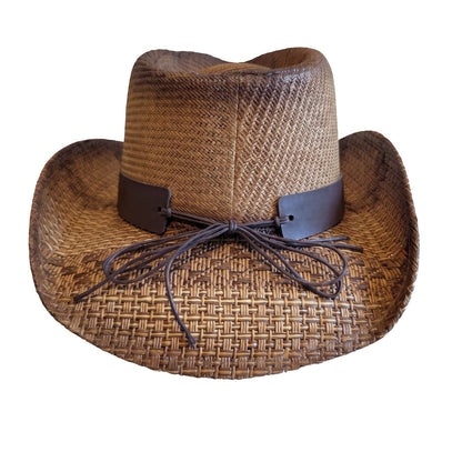 Brown Bull Buckle Cowboy Hat