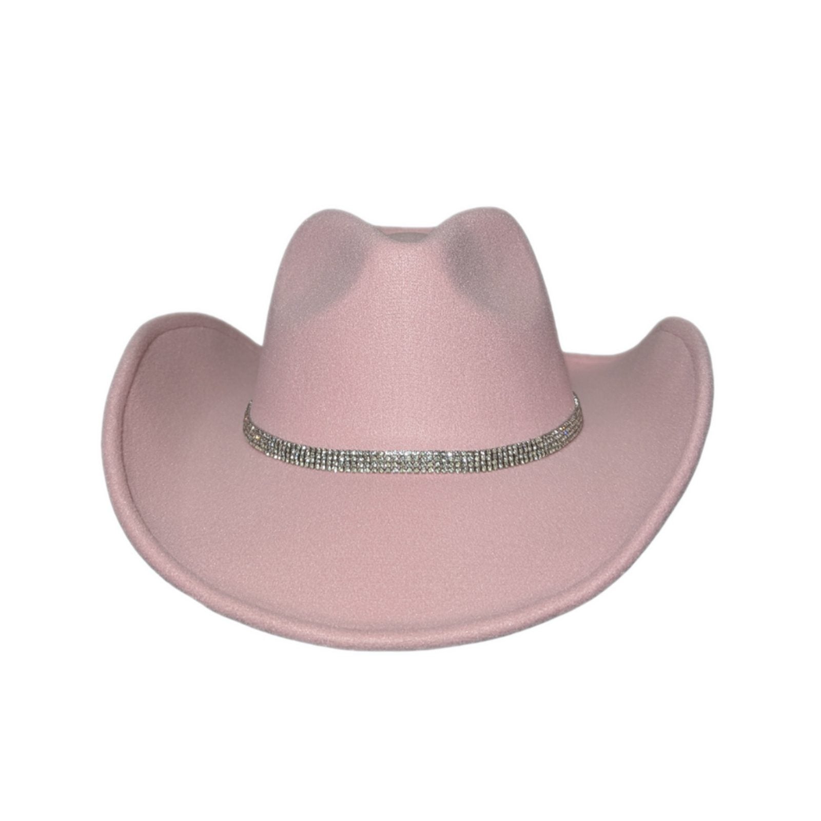 Pink Studded Designer Band Cowboy Hat