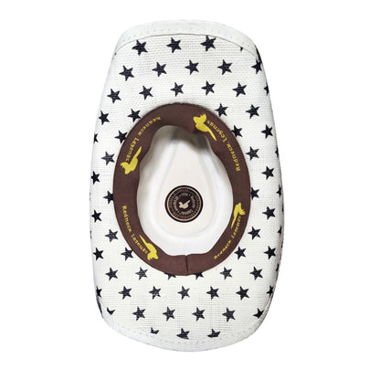 Black &amp; White Stars &amp; Stripes Cowboy Hat